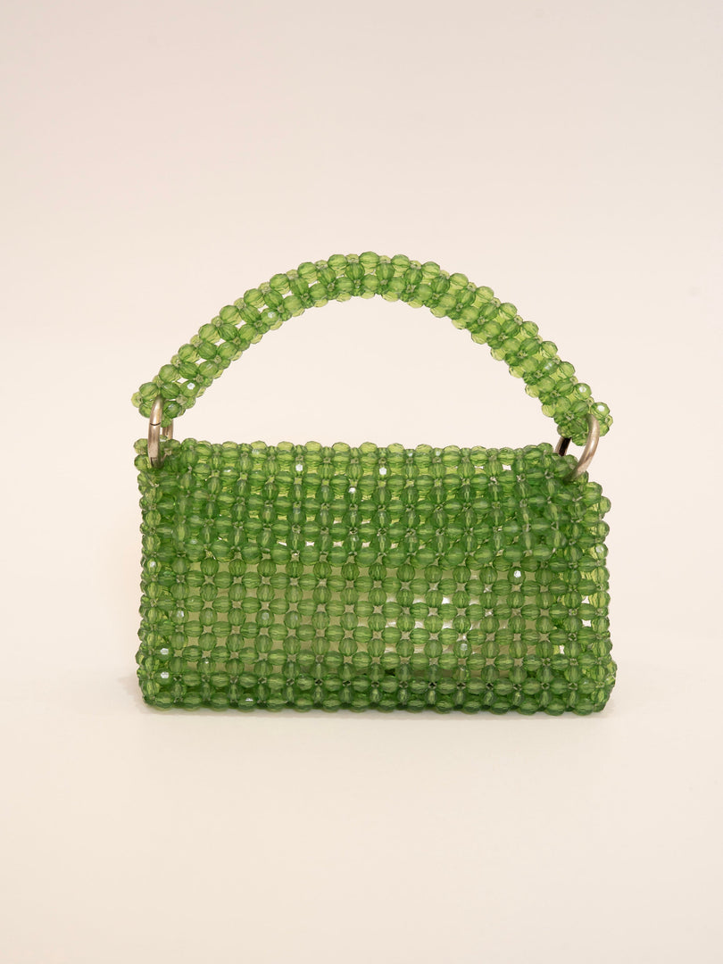 Bolso verde acrílico