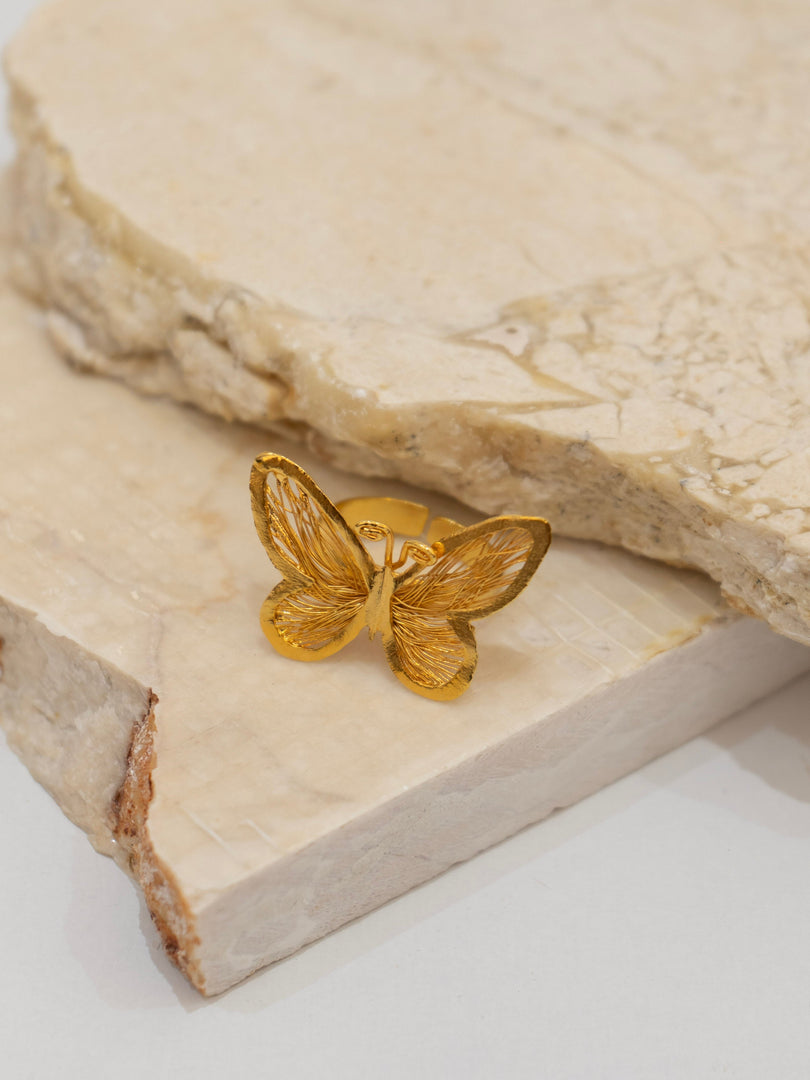 anillo mariposa