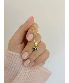 CADENA TREBOL VERDE