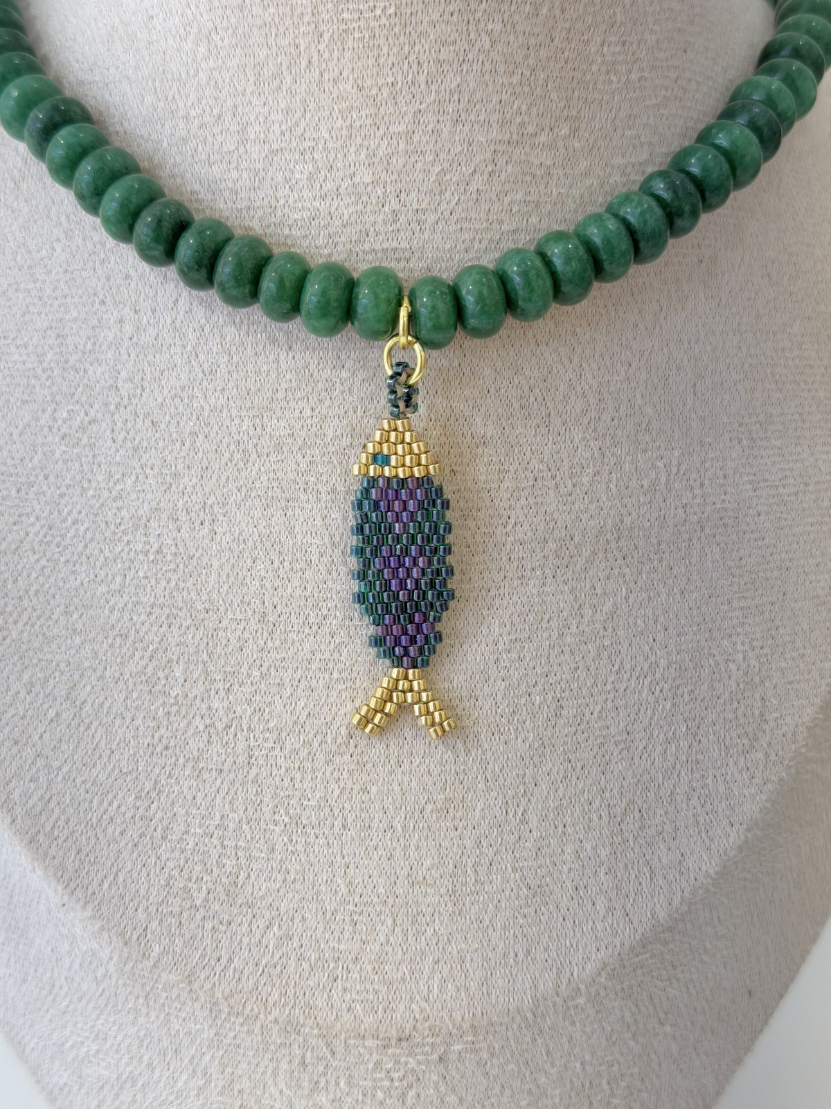 Cadena Jade pez