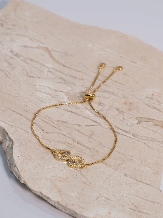 Pulsera Infinito Corazones