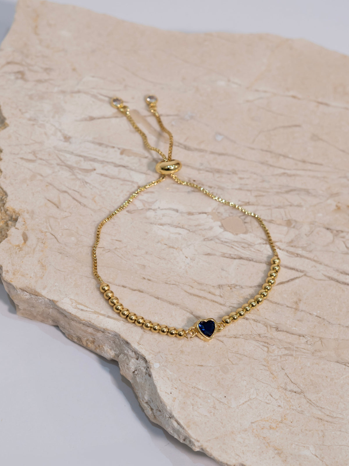 Pulsera Corazón Azul