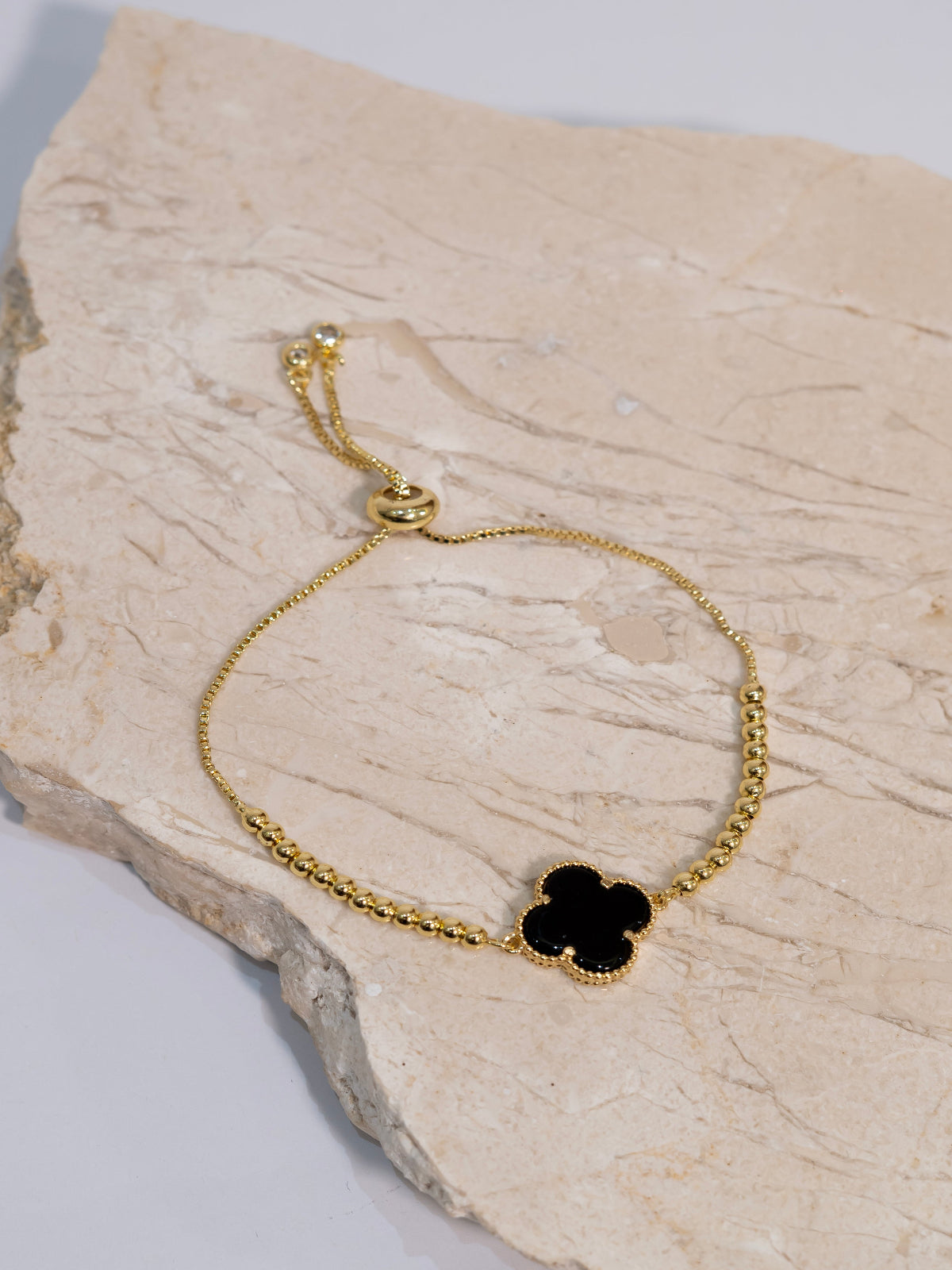 Pulsera Trébol Negro