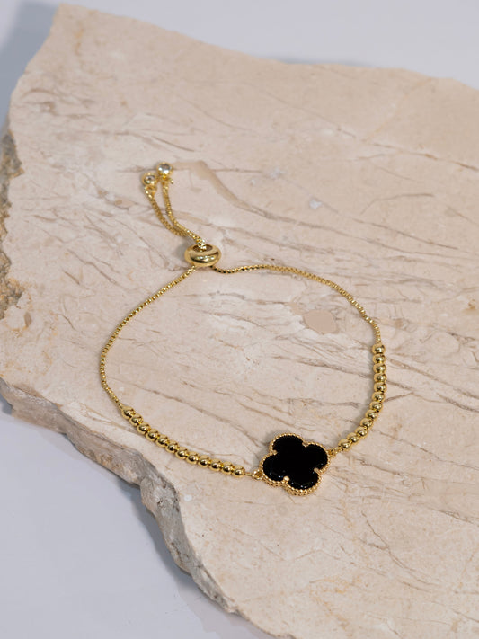 Pulsera Trébol Negro