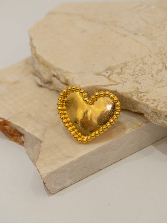 anillo corazón